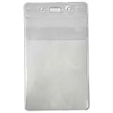 Vertical Flap Closure Badge Holder, Clear, 2-5/8" x 3-7/8" Insert Size redirect to product page
